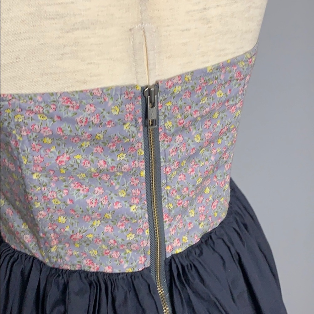 Anthropologie Baby Doll Floral Strapless Dress S - Picture 9 of 14